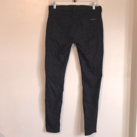 Hudson nico skinny subtle paisley print jeans black size 27 - Picture 5 of 11